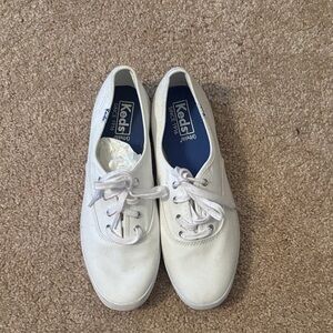 Keds Classic White Lace-Up Sneakers